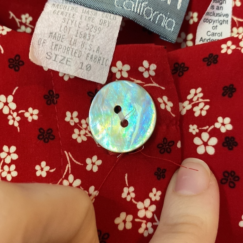 Vintage Carol Anderson floral dress - Picture 4 of 12